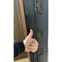 Дверь входная Лацио с терморазрывом и стеклопакетом Дуб/Дуб