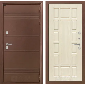 Входная дверь Термо Лайт 12 - Беленый дуб