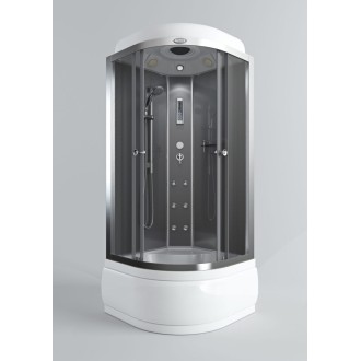 Душевая кабина AS-105-10 100х100х215 высокий поддон 45 см