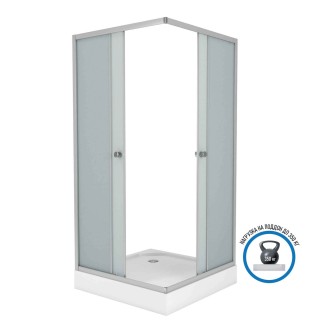 Душевой уголок Niagara Eco NG-008-14Q (80х80х195) поддон (13см), матовое