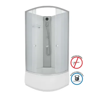 Душевая кабина Niagara Eco 80x80 E80х80х215 Без крыши 40 см