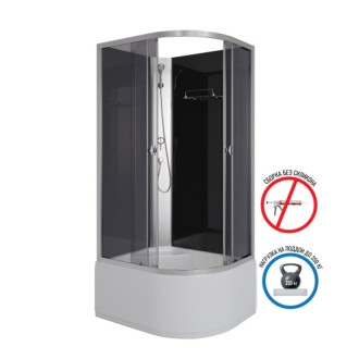 Душевая кабина Niagara Eco E100х80х195L/T Левая 40 см