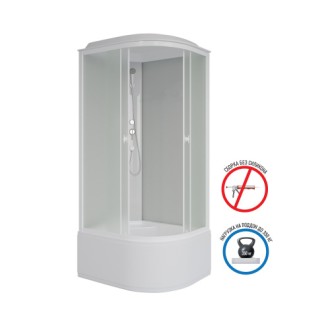 Душевая кабина Niagara Promo P120х80х215 Левая 40 см