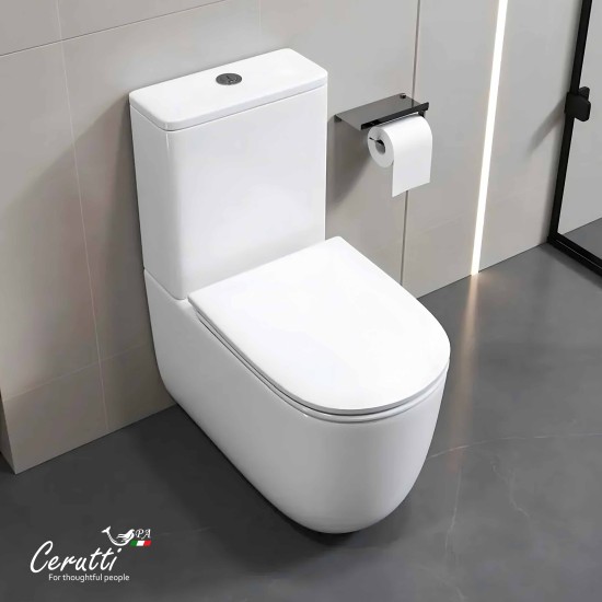 Унитаз напольный Ceruttispa MIRKO Tornado CT11090 безободковый