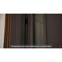 Стальная дверь "Barone" с окном (терморазрыв 3к)