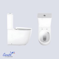 Унитаз напольный Ceruttispa MIRKO Tornado CT11090 безободковый